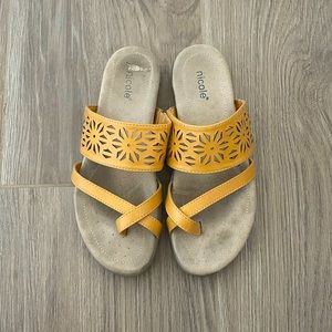 Nicole Tangerine Sandals